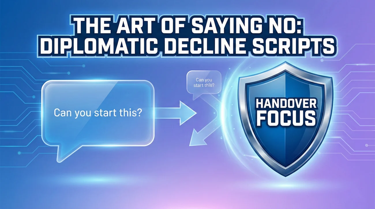 Should You Actually Work on Your Last Day? (The Truth) 3 Diplomatic Decline Scripts For New Tasks