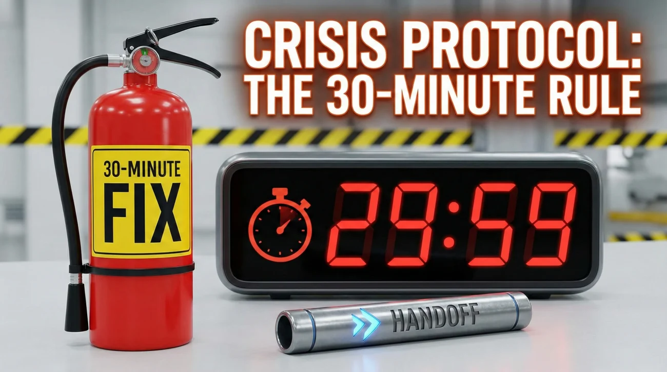 Should You Actually Work on Your Last Day? (The Truth) 4 Last Day Crisis Management 30 Minute Rule