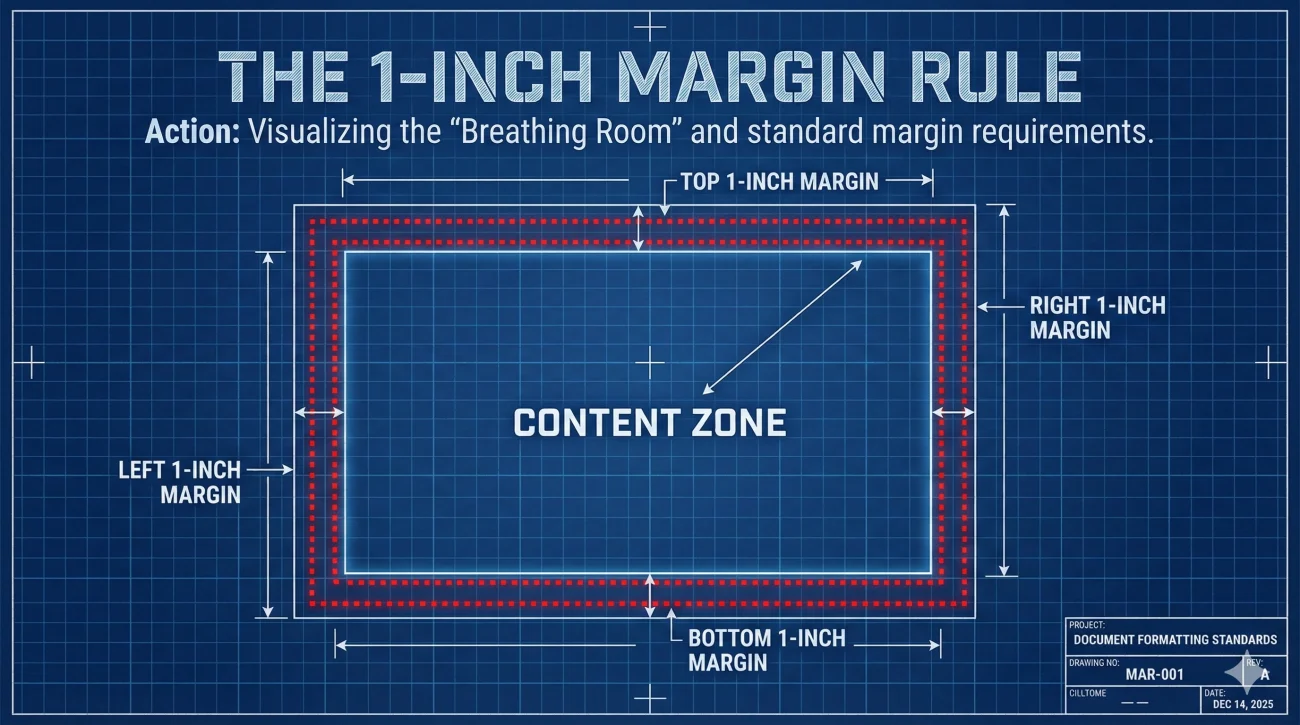 One Inch Margin Standard Rule