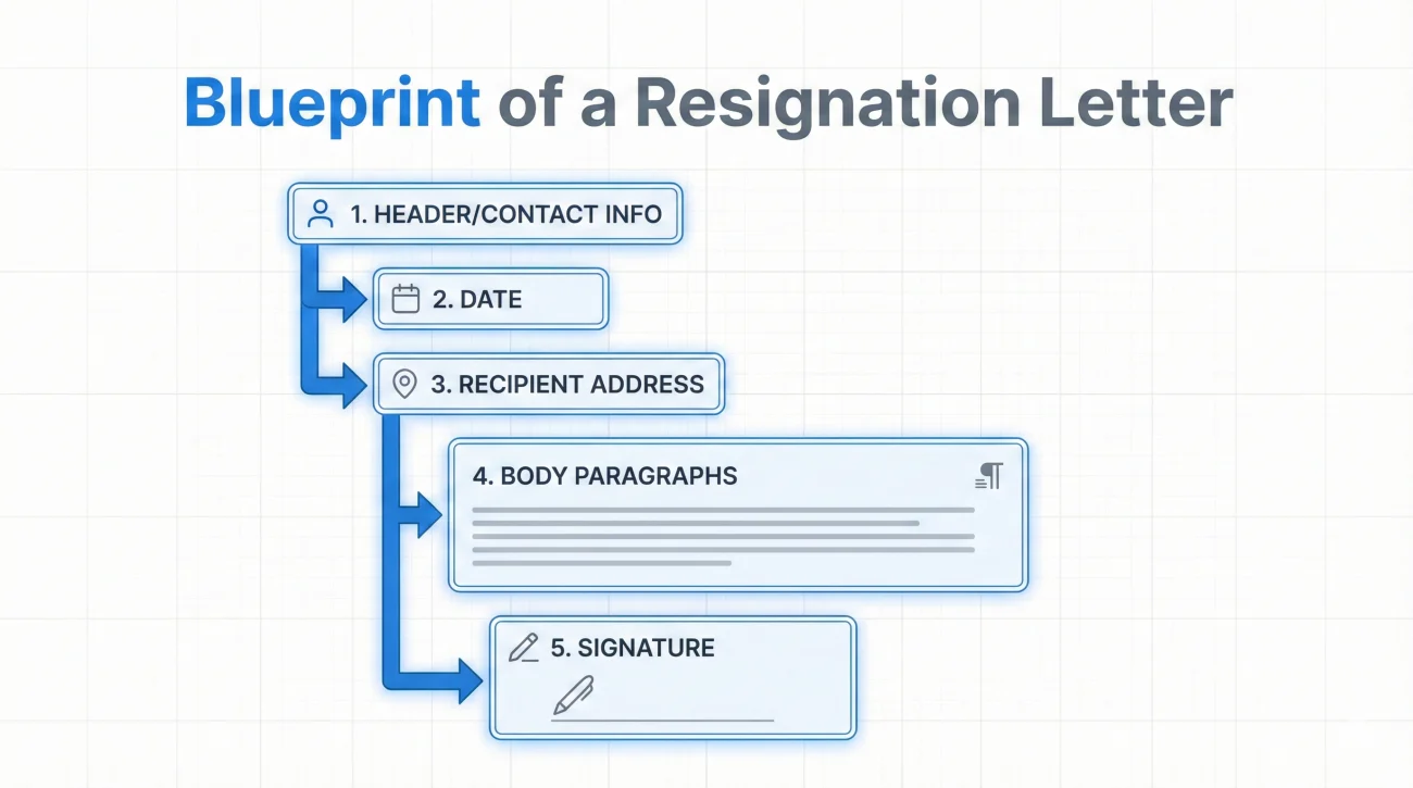 Resignation Letter Layout Hierarchy