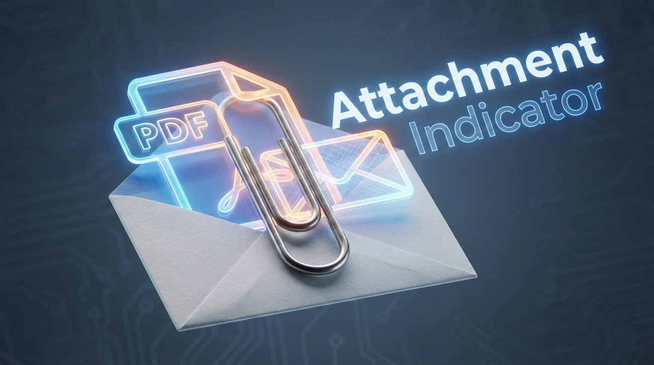 Attachment Indicator - The Paperclip