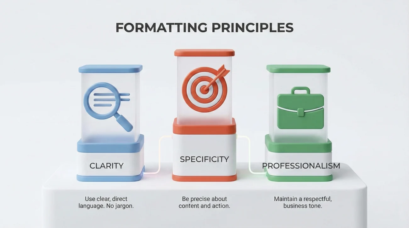 Formatting Principles - The Three Pillars