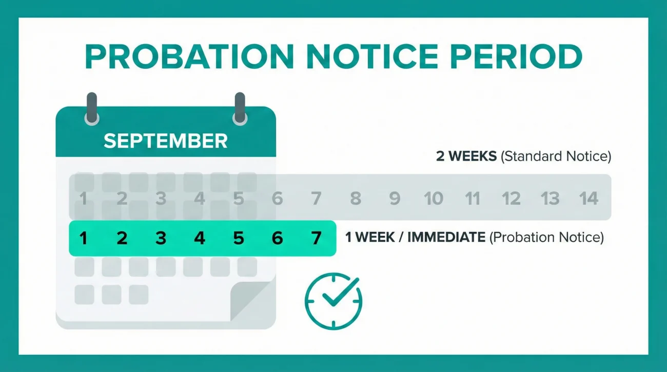 Resignation Letter During Probation: Exit Trial Period Professionally 3 Probation Notice Timeline - Short Duration
