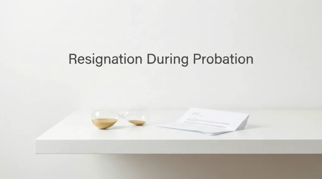 Resignation Letter During Probation: Exit Trial Period Professionally 1 Resignation Letter During Probation