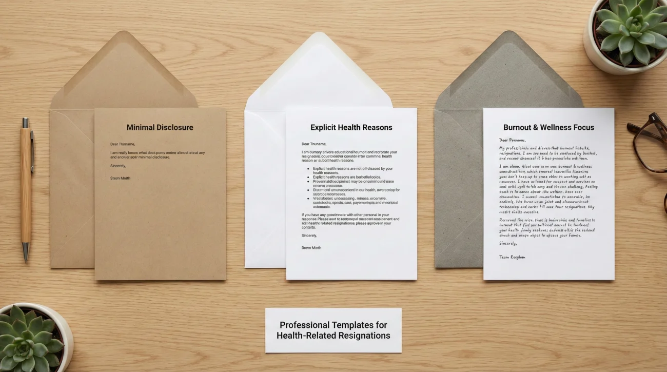 Mental Health Resignation Letter Templates For Burnout And Recovery