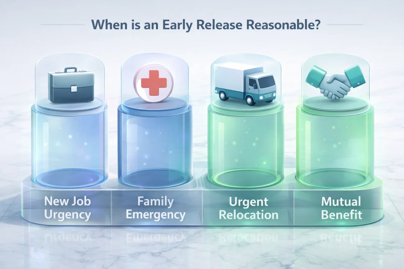 Reasonable Grounds For Shortened Notice - Early Release Justification