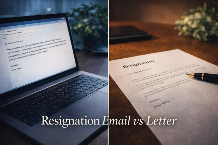 Resignation Email vs Letter: Which Format is Legally Required?