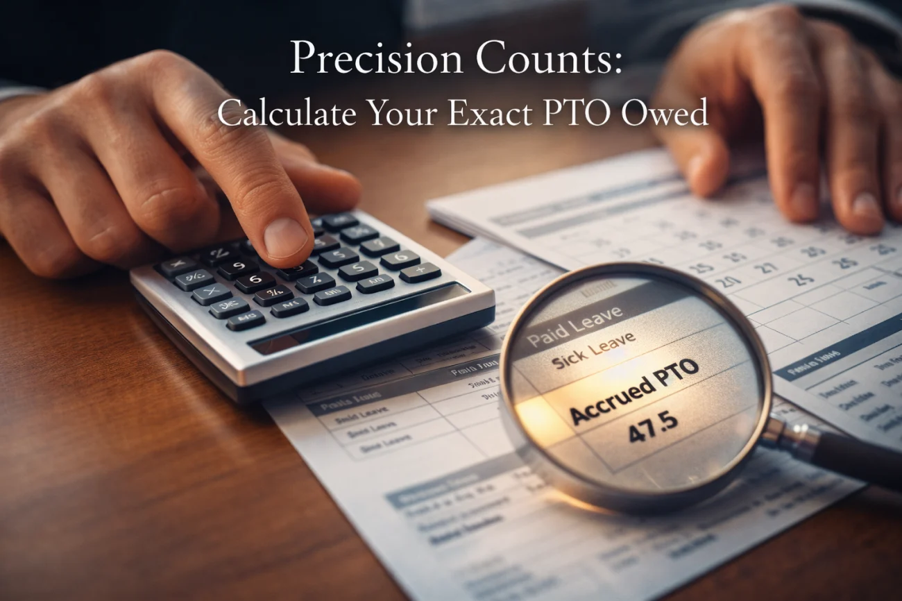 Calculating Accrued PTO - Verifying Balances Before Resignation