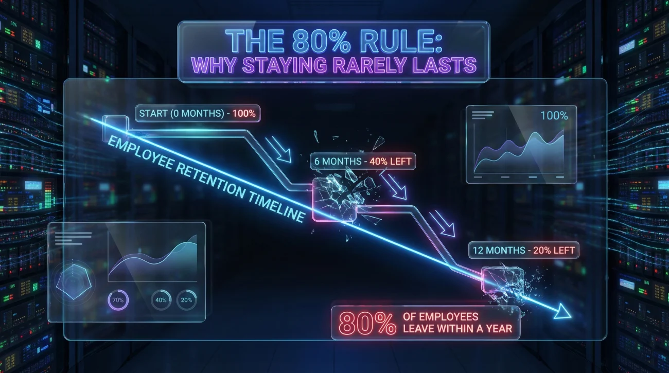 Counter Offer Retention Statistics - Failure Rates Over Time