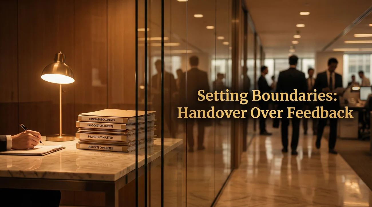 Establishing Clear Professional Boundaries During Resignation