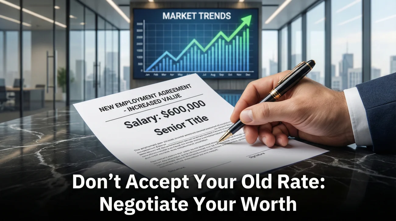 Negotiating Salary For Boomerang Employees - Reflecting Market Value