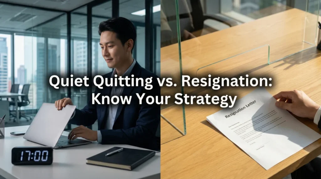 Quiet Quitting Vs Resignation
