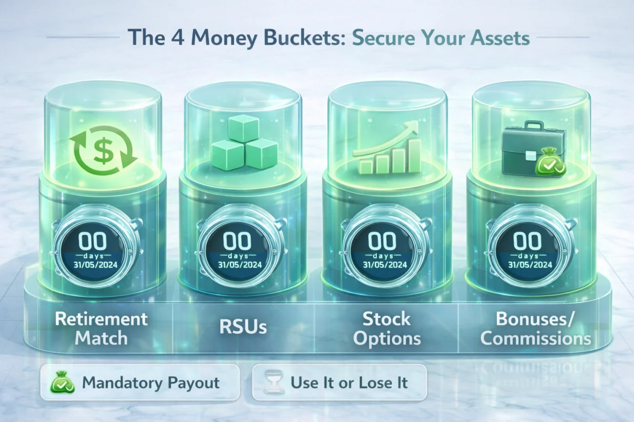 Four Key Financial Buckets To Review Before Resigning