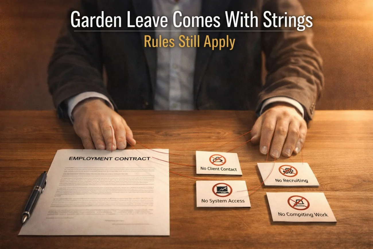 Garden Leave Comes With Strings - Rules Still Apply