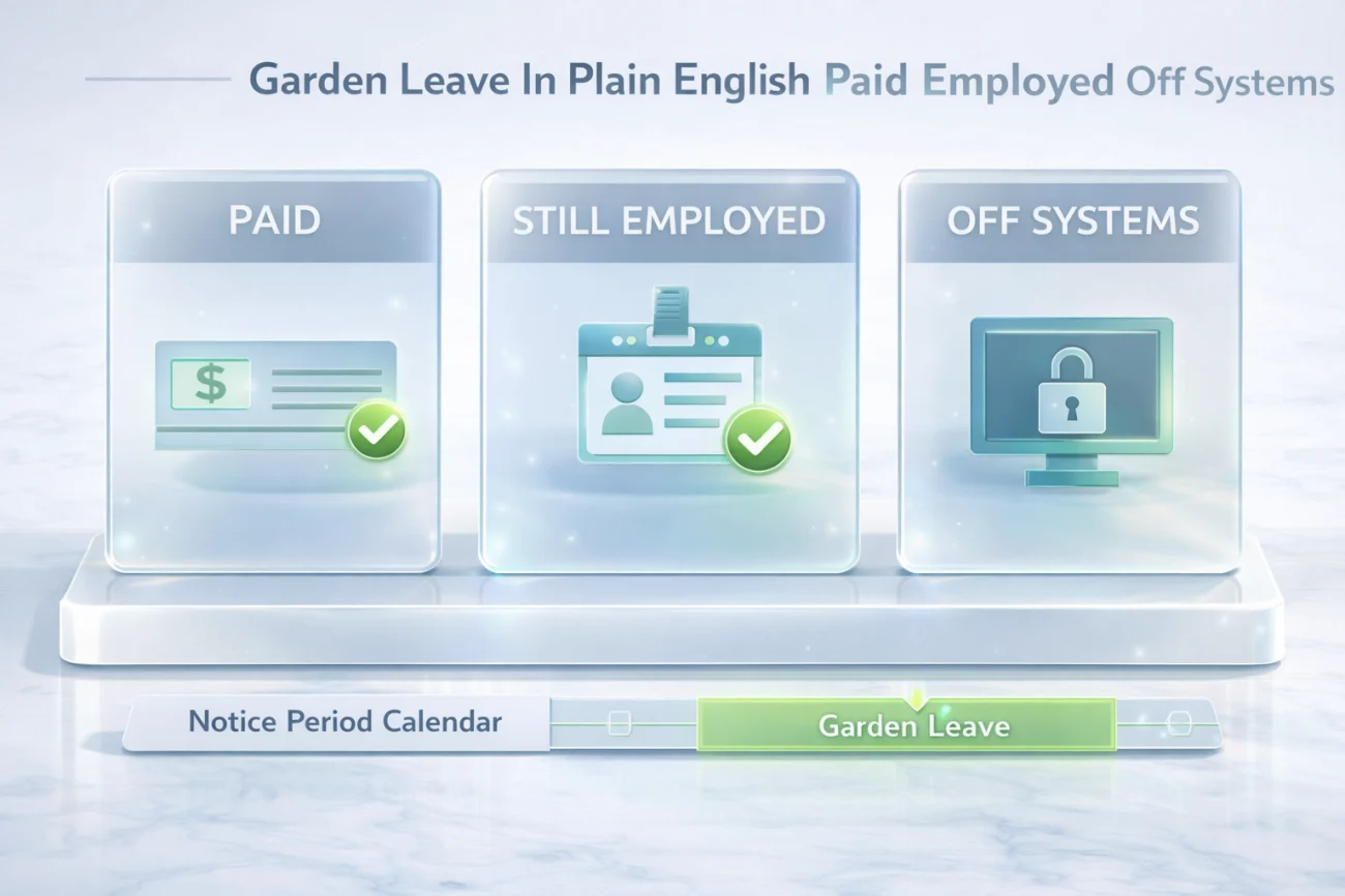 Garden Leave In Plain English - Paid Employed Off Systems