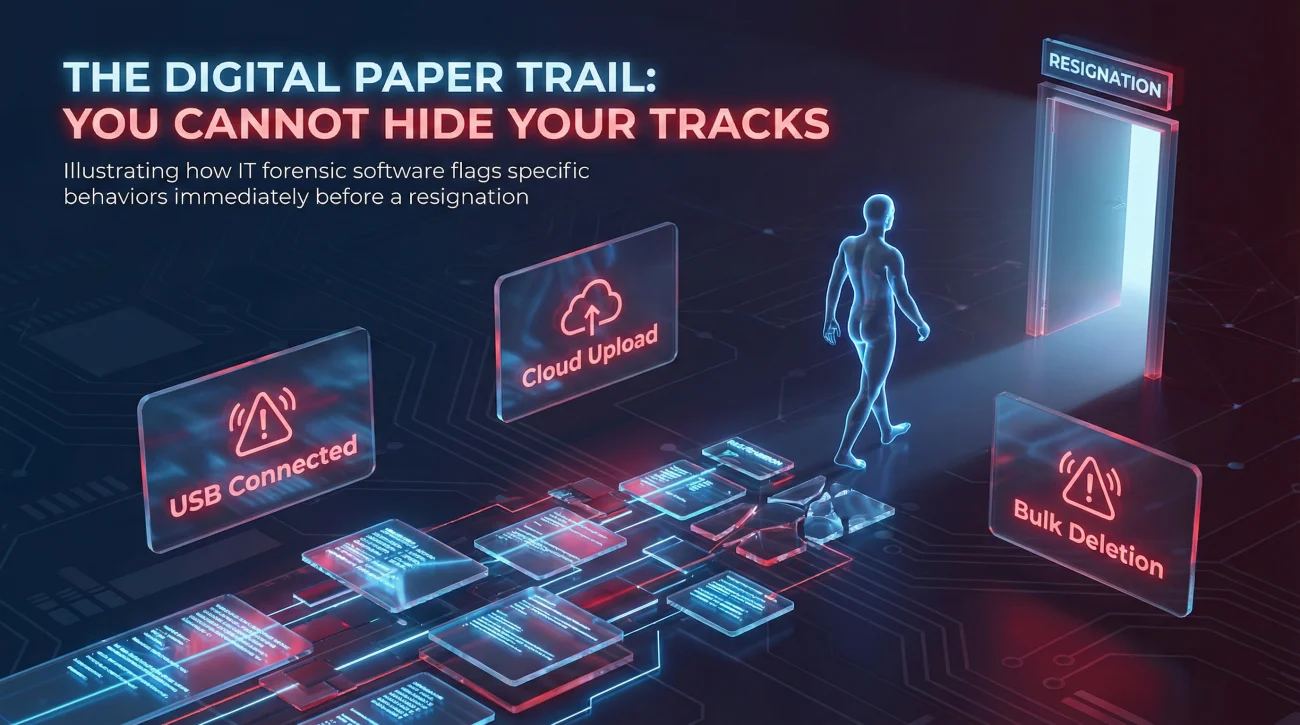 IT Forensic Monitoring - Tracking Exit Behaviors And Data Exfiltration