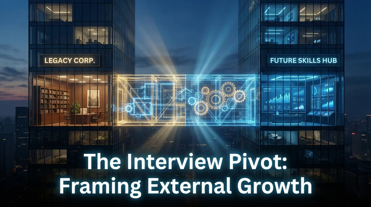 Interview Narrative Pivot - Framing External Growth And New Skills
