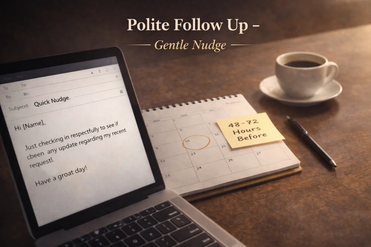 Polite Follow Up - A Gentle Nudge Before Deadline