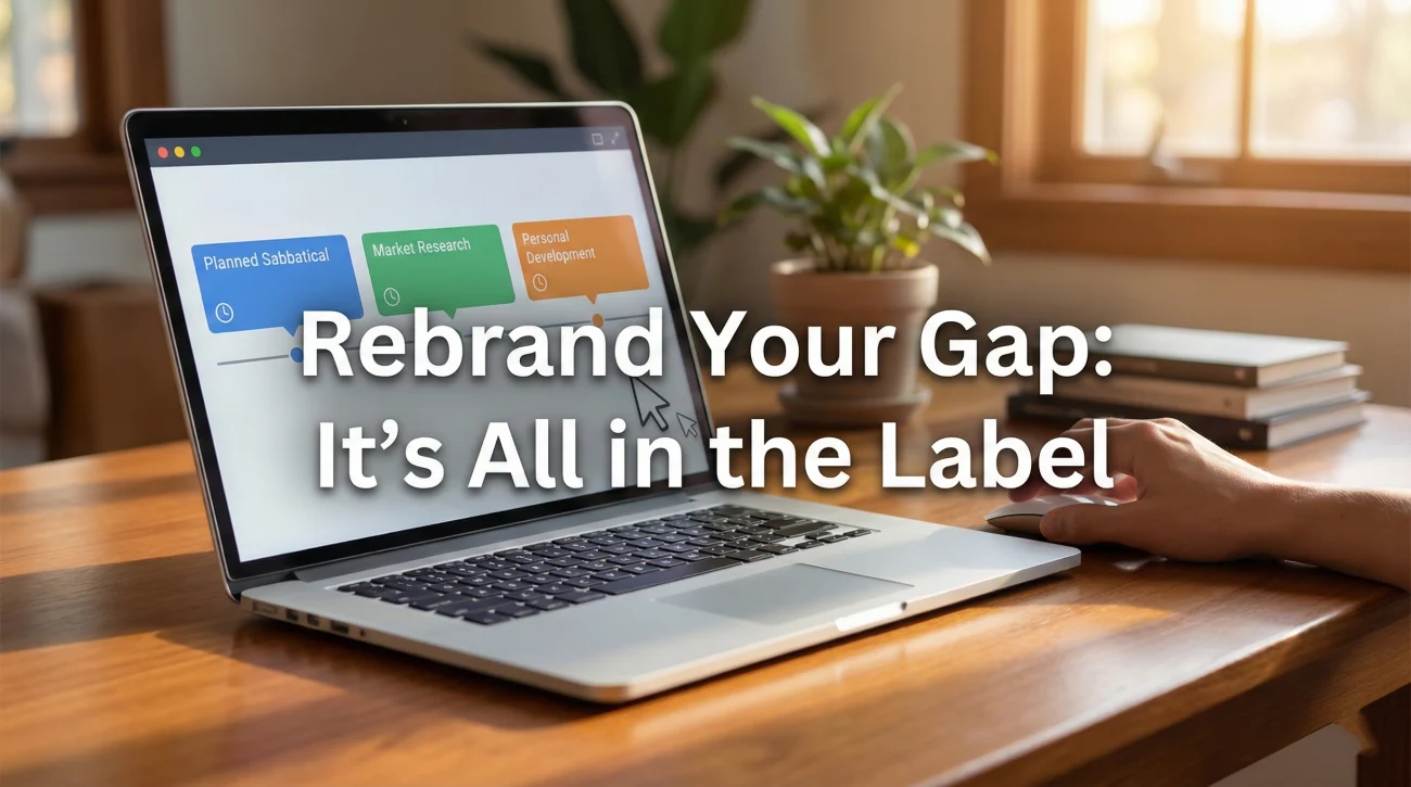 Rebranding Career Gaps - Professional Labels For Personal Time Off