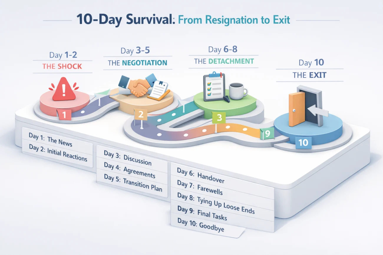 Resignation Notice Period Timeline - Daily Survival Guide
