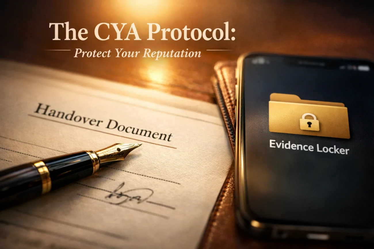 The CYA Protocol - Documenting Work And Handover For Protection