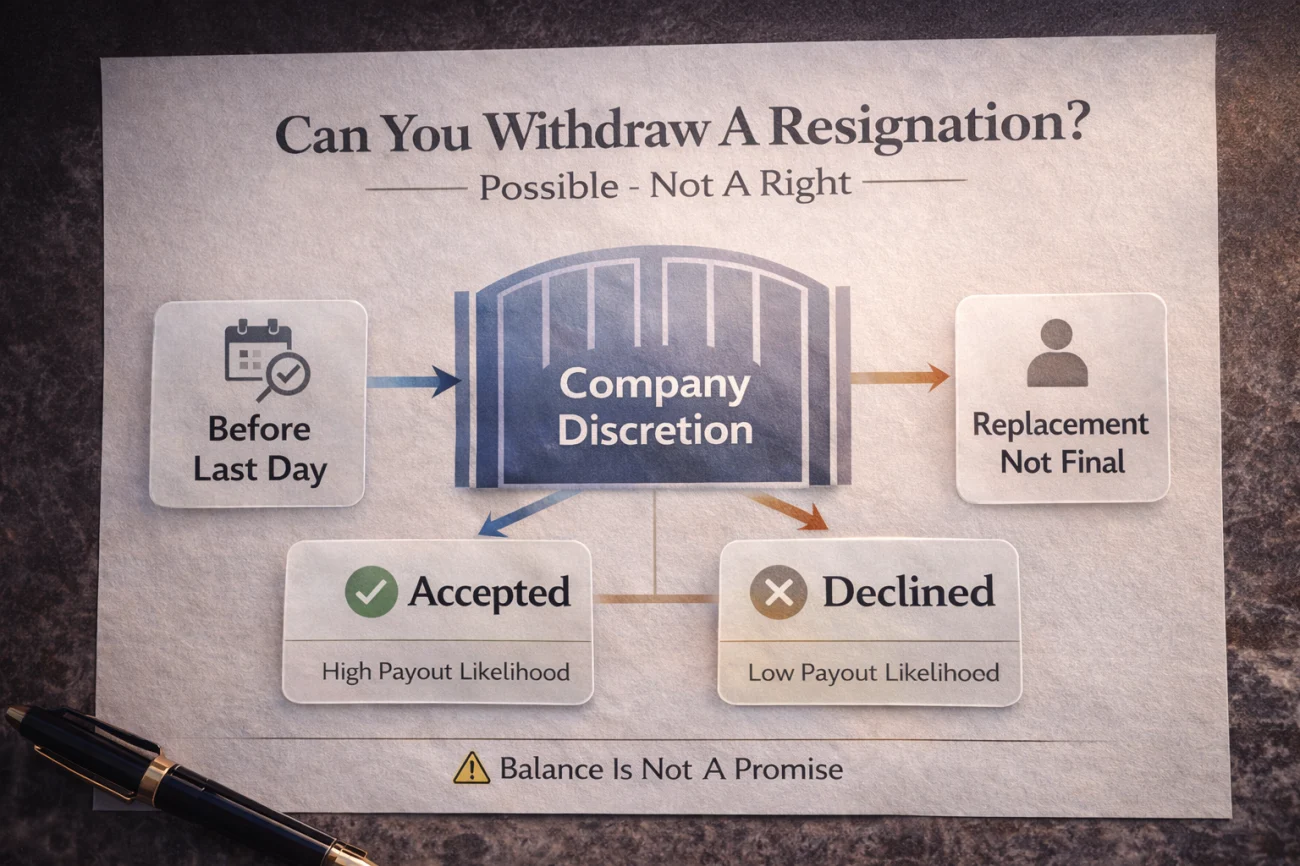Can You Withdraw A Resignation - Yes Sometimes Not A Right