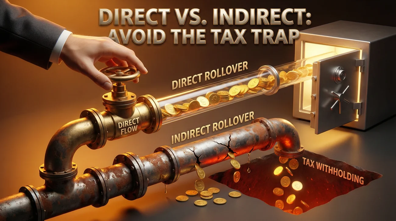 Direct Versus Indirect Rollover Tax Risk Metaphor