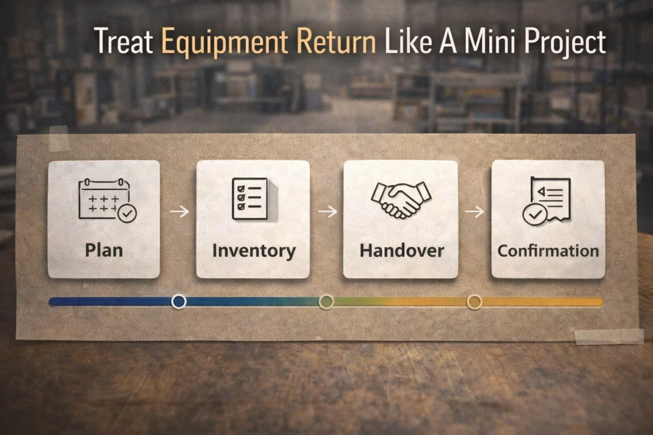 Equipment Return - Treat It Like A Mini Project