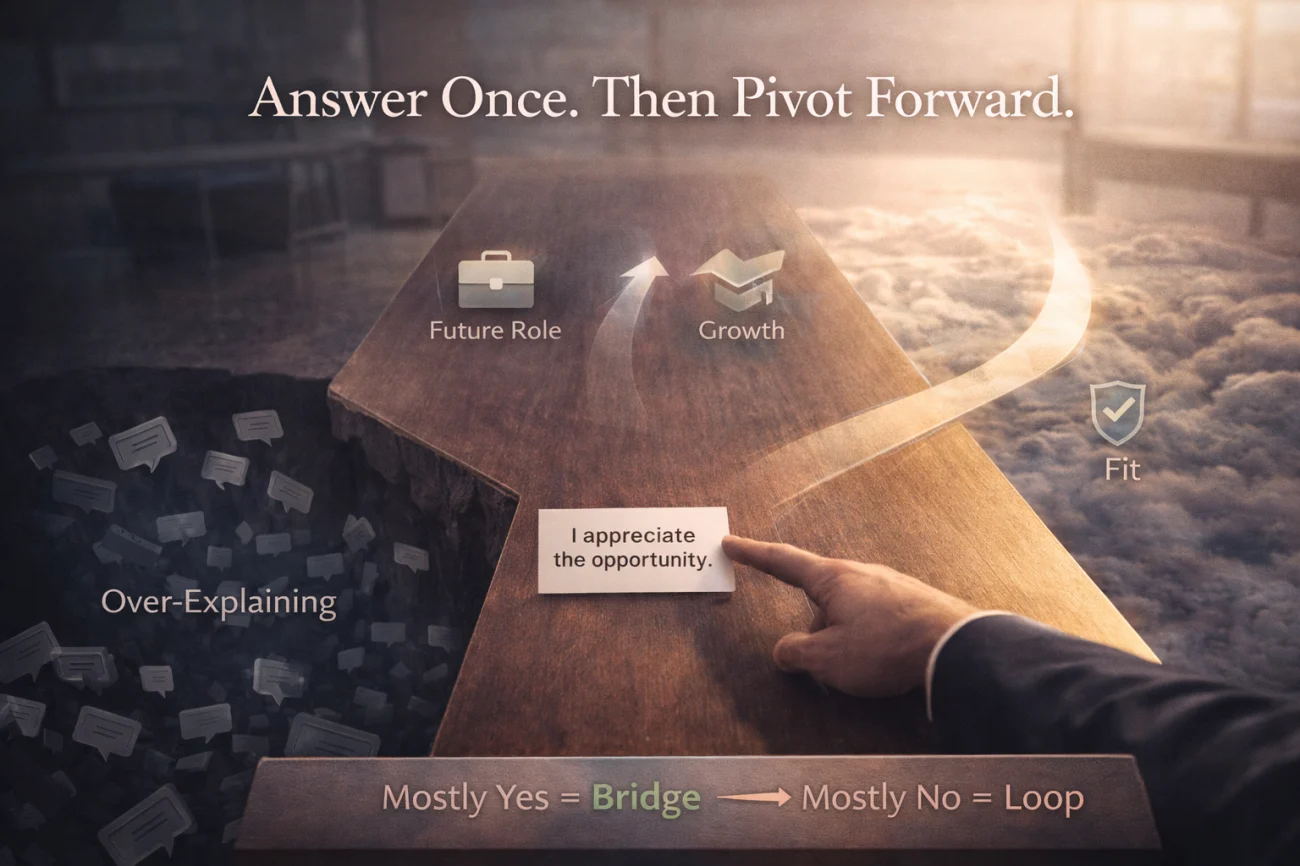 Follow-Up Questions - One Sentence Then Pivot