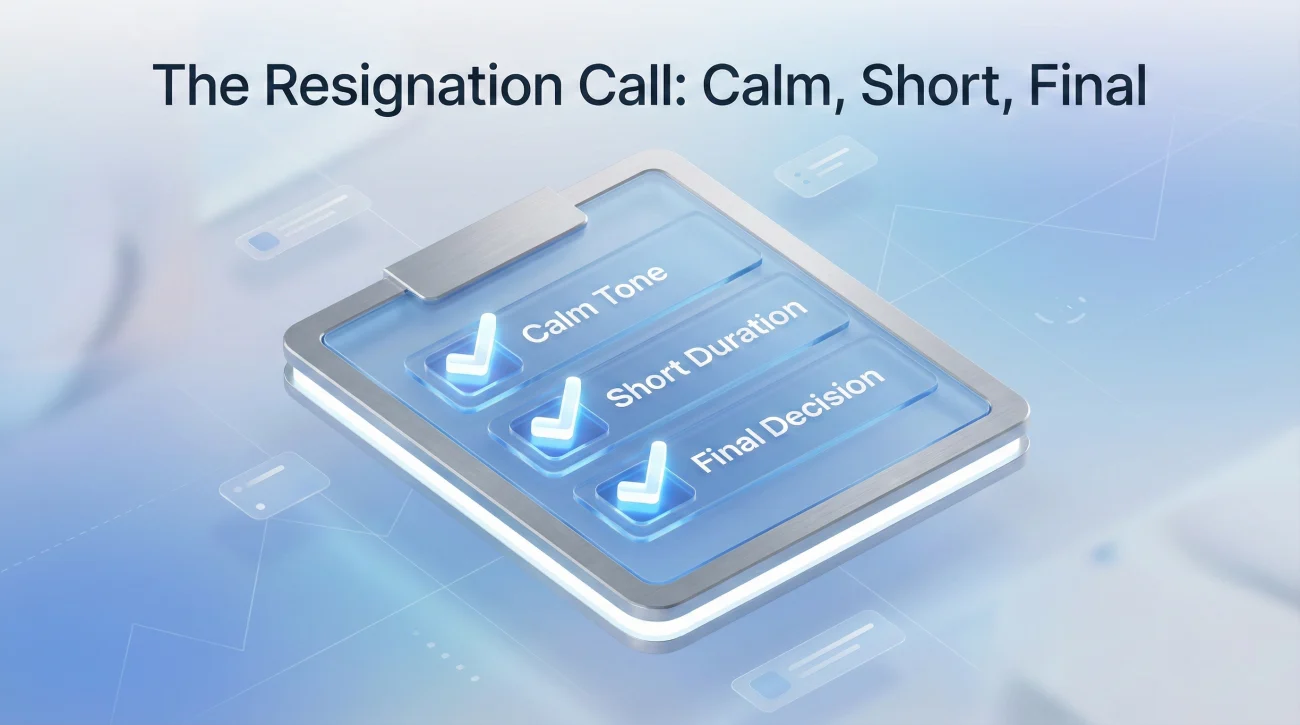 Remote Resignation Call Script Framework