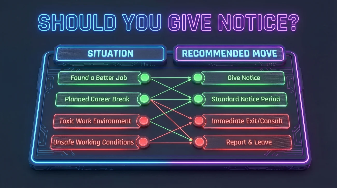 Resignation Strategy Decision Matrix