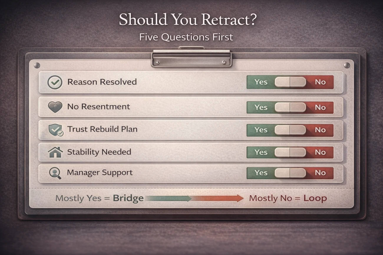 Should You Retract - A Quick Five Question Framework