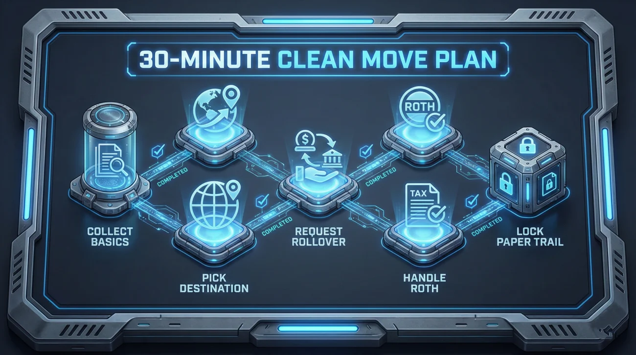 Thirty Minute 401k Rollover Checklist