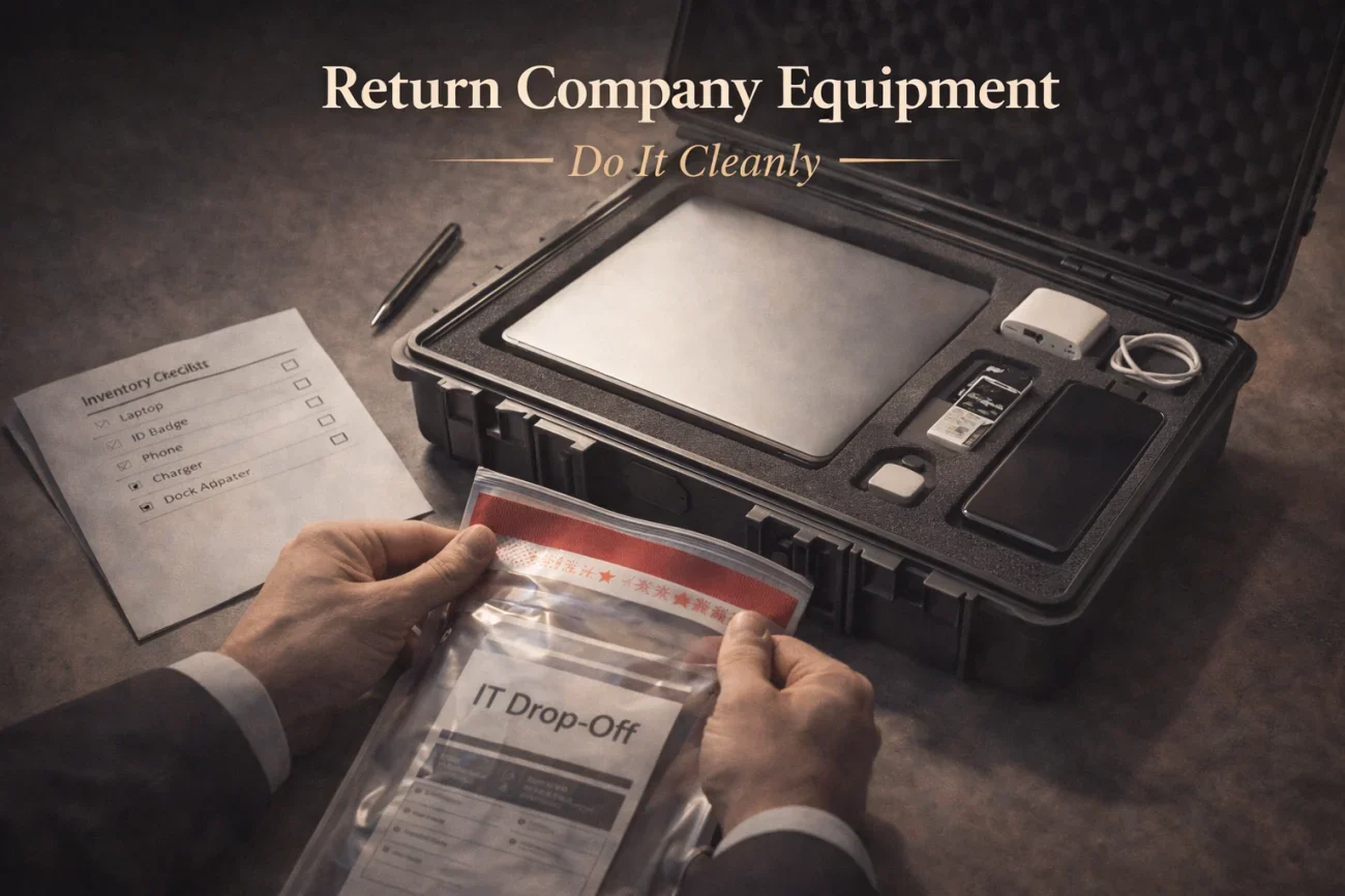 returning company equipment