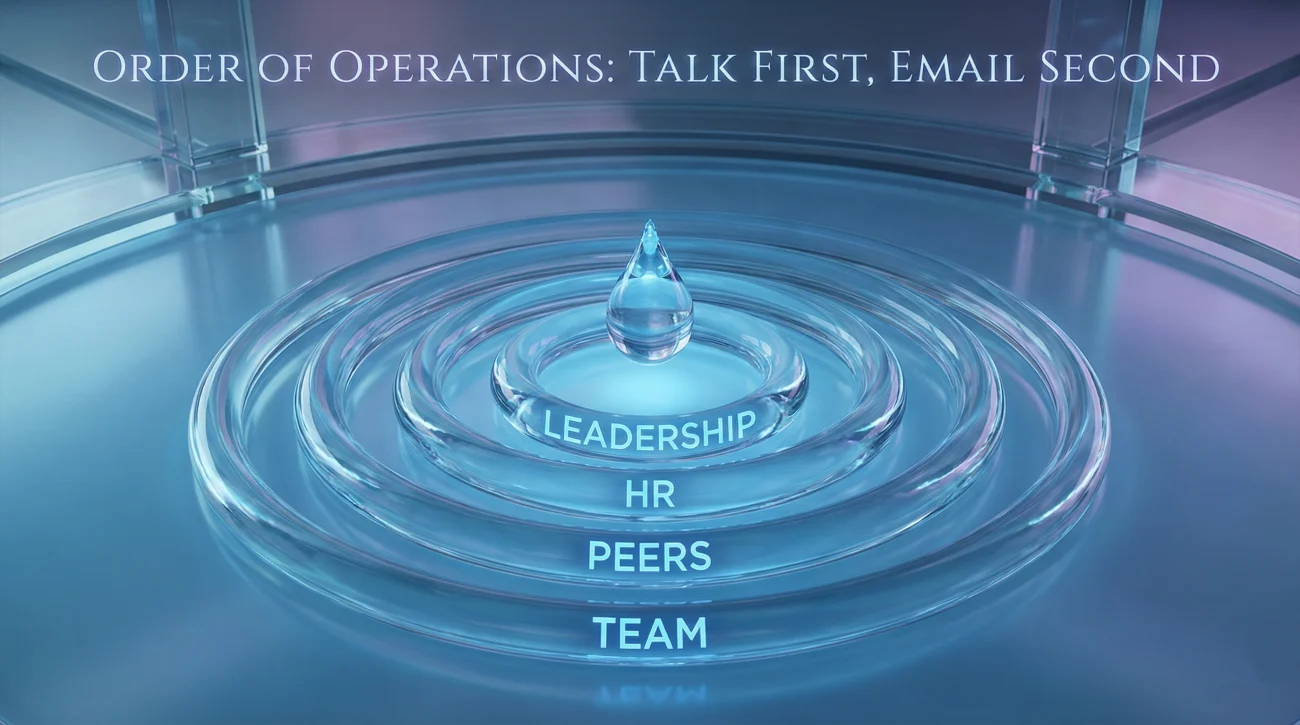 Calm And Structured Team Communication Sequence
