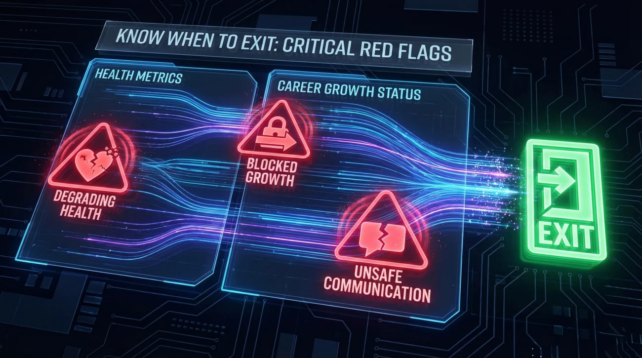 Critical Exit Signals For Toxic Workplace Environments
