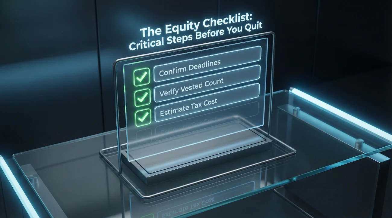 Equity Resignation Pre-Flight Checklist