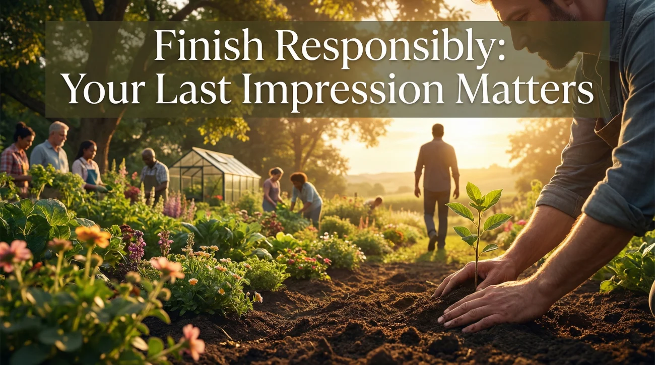 Leaving A Professional Legacy Of Order