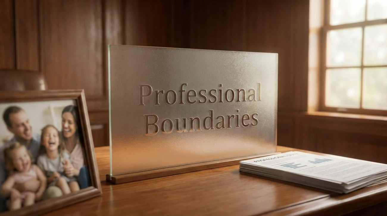 Resignation Letter for Personal Reasons: Keep It Private, Stay Professional 2 Professional Privacy Boundary Concept