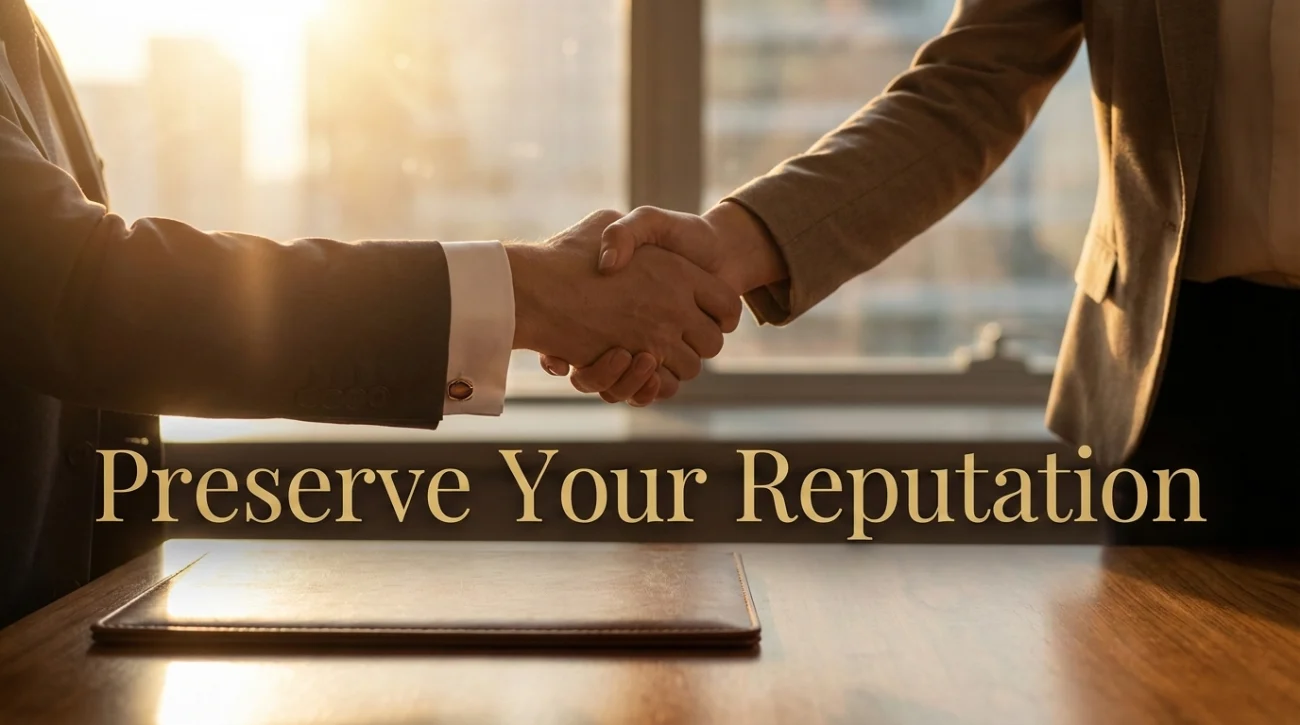 Resignation Letter for Personal Reasons: Keep It Private, Stay Professional 5 Reputation And Trust Concept