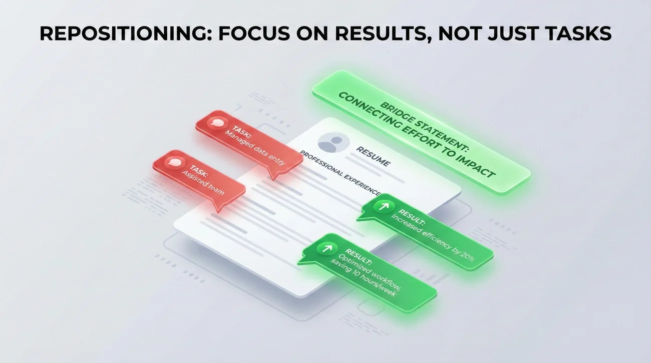 Resume Repositioning Structure For Career Changers