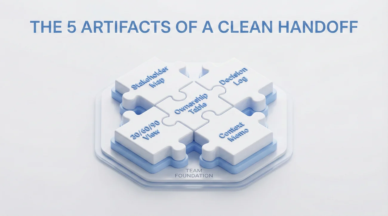 The Five Artifacts Of Effective Leadership Transition